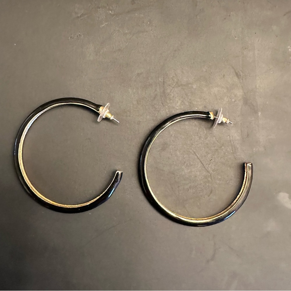 Kenneth Jay Lane Hoop Earrings
